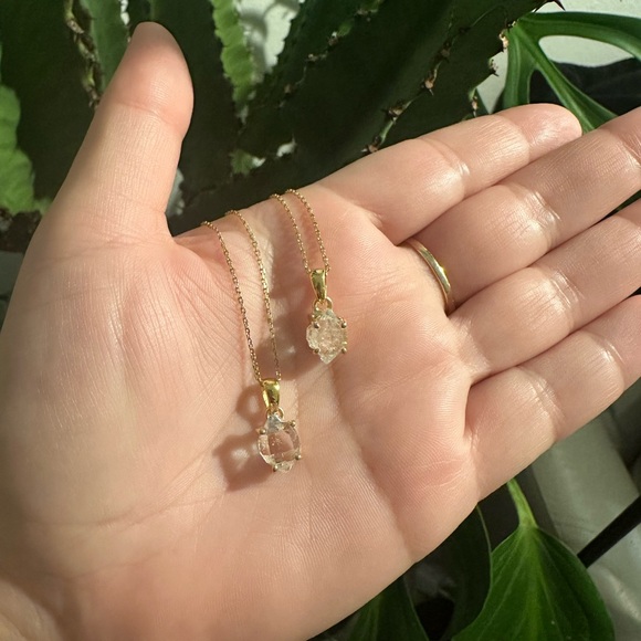 Herkimer Gold Vermeil Necklace - Picture 4 of 5